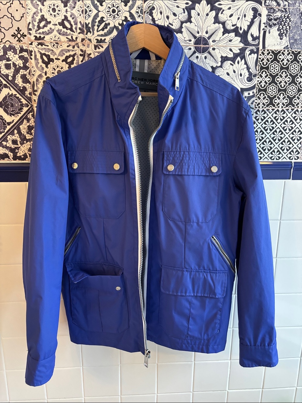 Marc New York Lightweight Blue Field Jacket